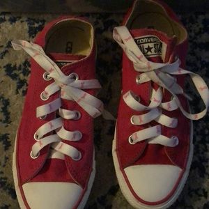 Congress with Breast cancer awareness laces